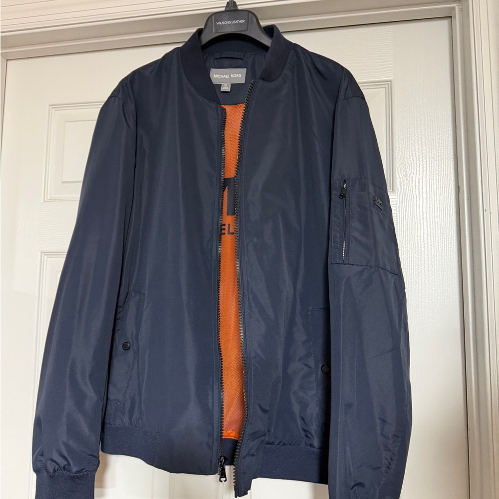 Michael Kors Men's Navy Bomber Jacket